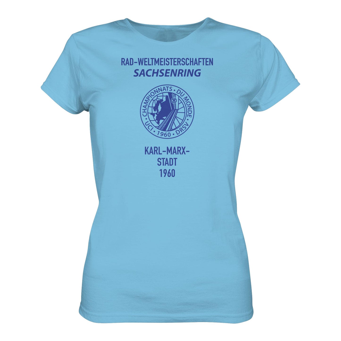 DDR Ostalgie Shirt Mädels • RADWELTMEISTERSCHAFTEN SACHSENRING, KARL-MARX-STADT 1960