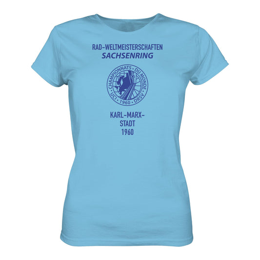 DDR Ostalgie Shirt Mädels • RADWELTMEISTERSCHAFTEN SACHSENRING, KARL-MARX-STADT 1960
