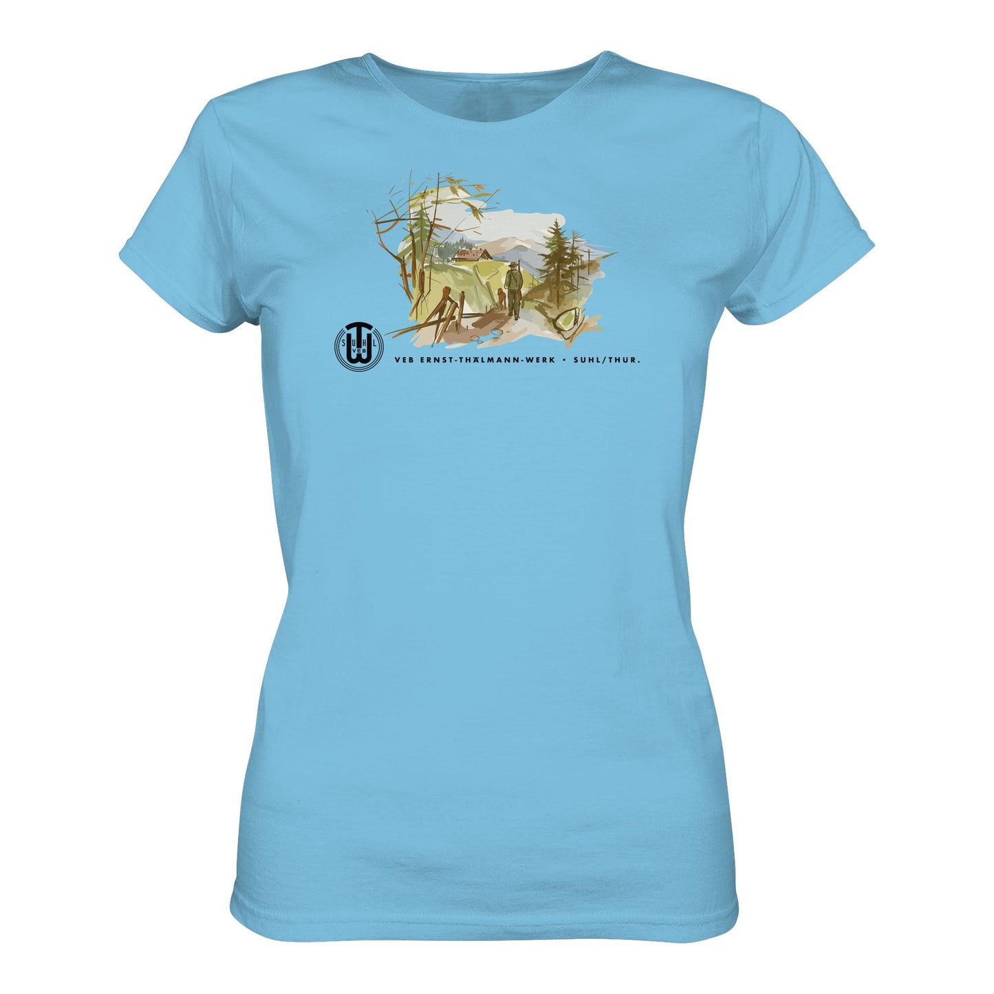 DDR Ostalgie Shirt Mädels • VEB SUHL ERNST-THÄLMANN-WERK (ORIGINAL-PROSPEKT)