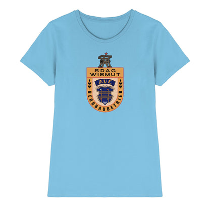 DDR Ostalgie Shirt Mädels • SDAG WISMUT AUE - ABZEICHEN