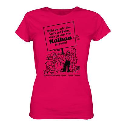 DDR Ostalgie Shirt Mädels • KALBAN, VEB GELATINEWERK CALBE - ORIGINALPLAKAT
