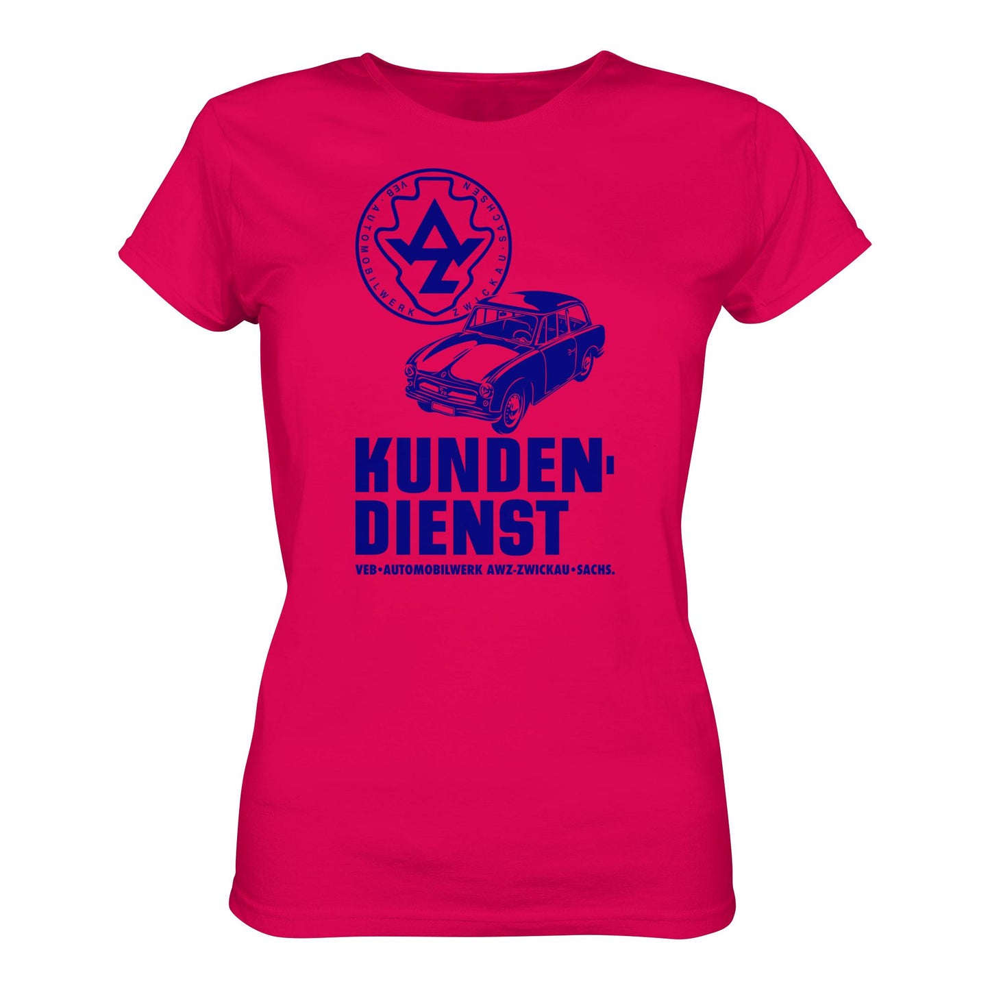 DDR Ostalgie Shirt Mädels • P70 KUNDENDIENST VEB AWZ ZWICKAU