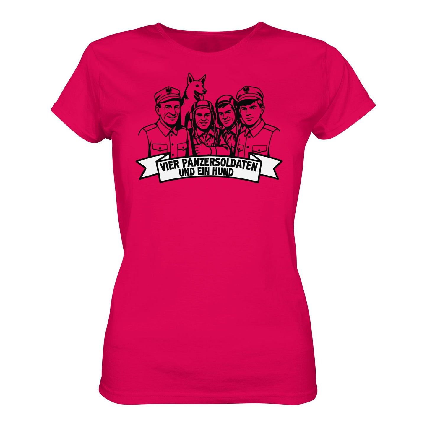 DDR Ostalgie Shirt Mädels • VIER PANZERSOLDATEN UND EIN HUND