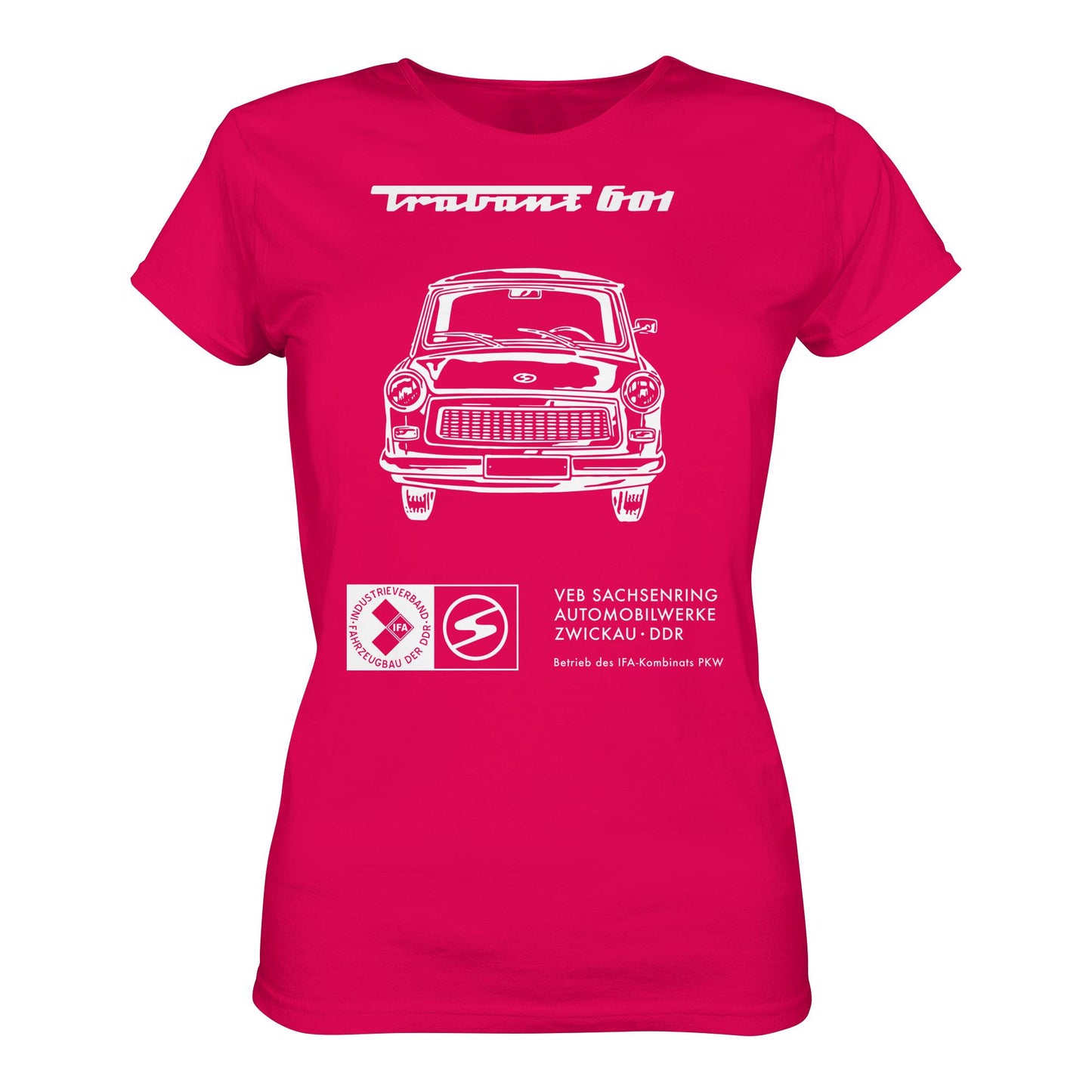 DDR Ostalgie Shirt Mädels • TRABANT 601 (ORIGINAL TITEL BETRIEBSANLEITUNG)