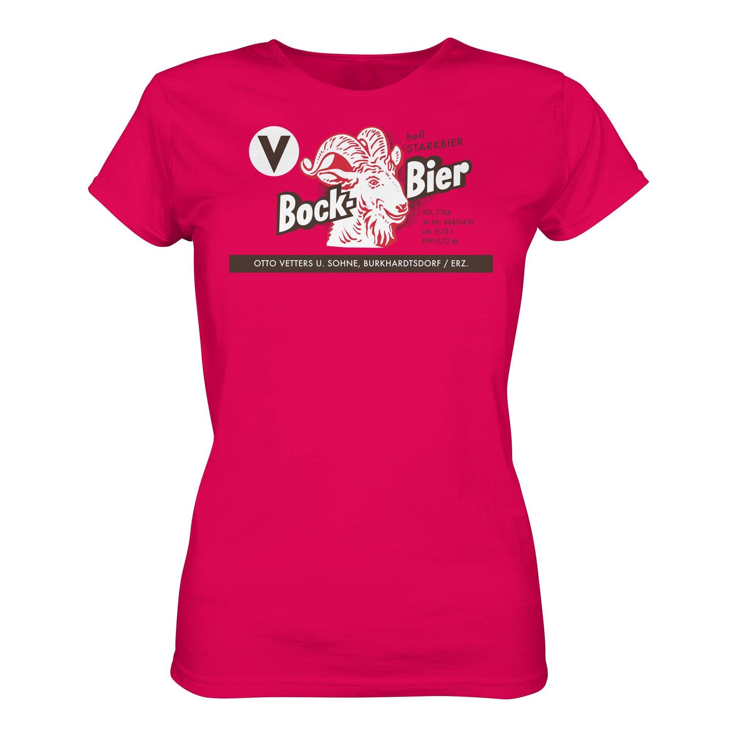 DDR Ostalgie Shirt Mädels • BOCKBIER - OTTO VETTERS ERZGEBIRGE