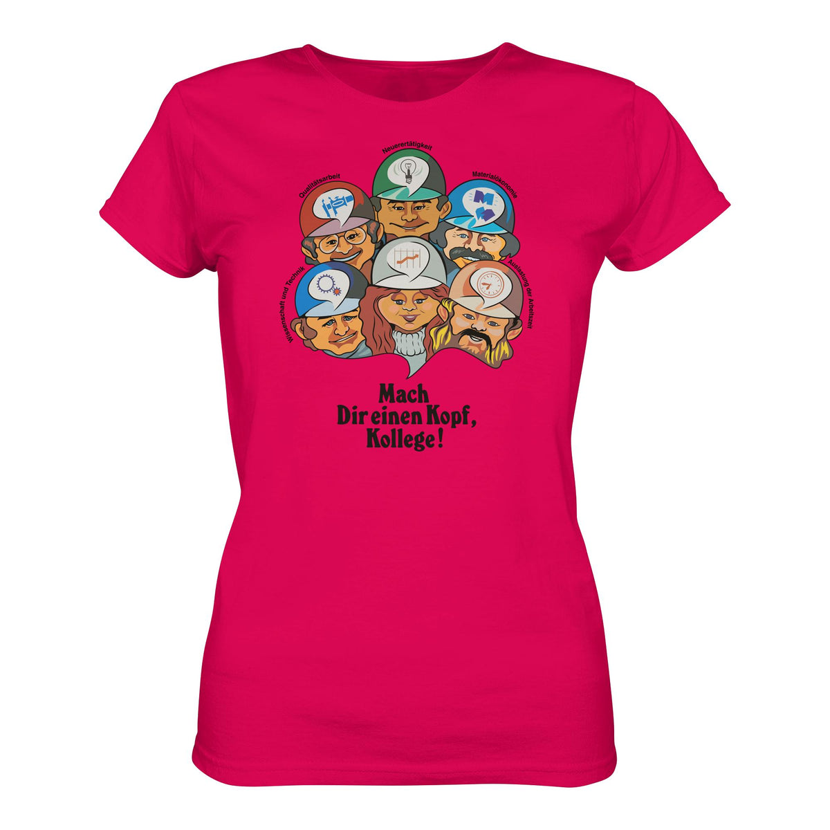 DDR Ostalgie Shirt Mädels • MACH DIR EINEN KOPF, KOLLEGE