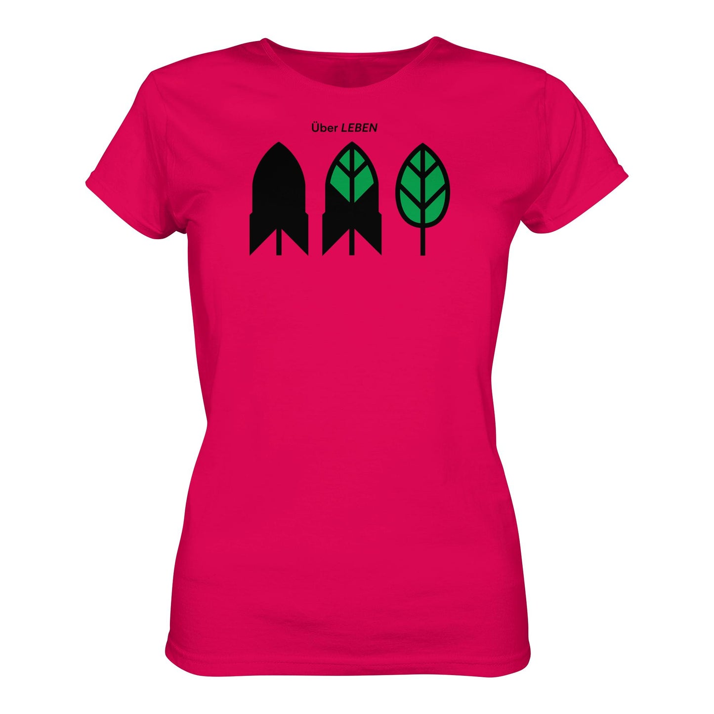 DDR Ostalgie Shirt Mädels • ÜBER LEBEN (ORIGINAL FRIEDENS-PLAKAT)