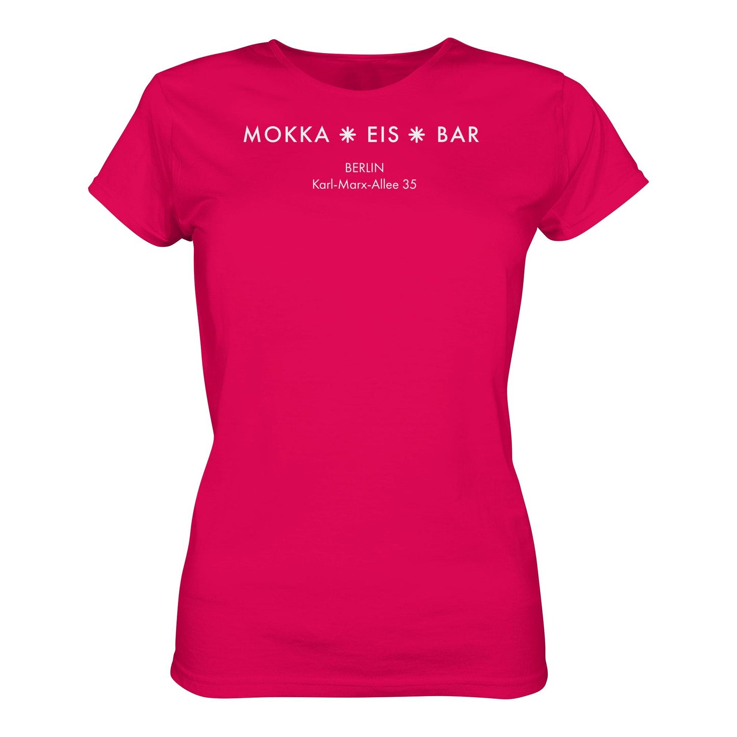 DDR Ostalgie Shirt Mädels • MOKKA EIS BAR BERLIN (ORIGINAL SEITENLOGO)