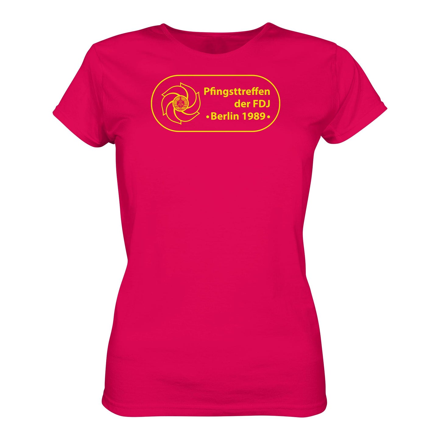 DDR Ostalgie Shirt Mädels • PFINGSTTREFFEN DER FDJ, BERLIN 1989