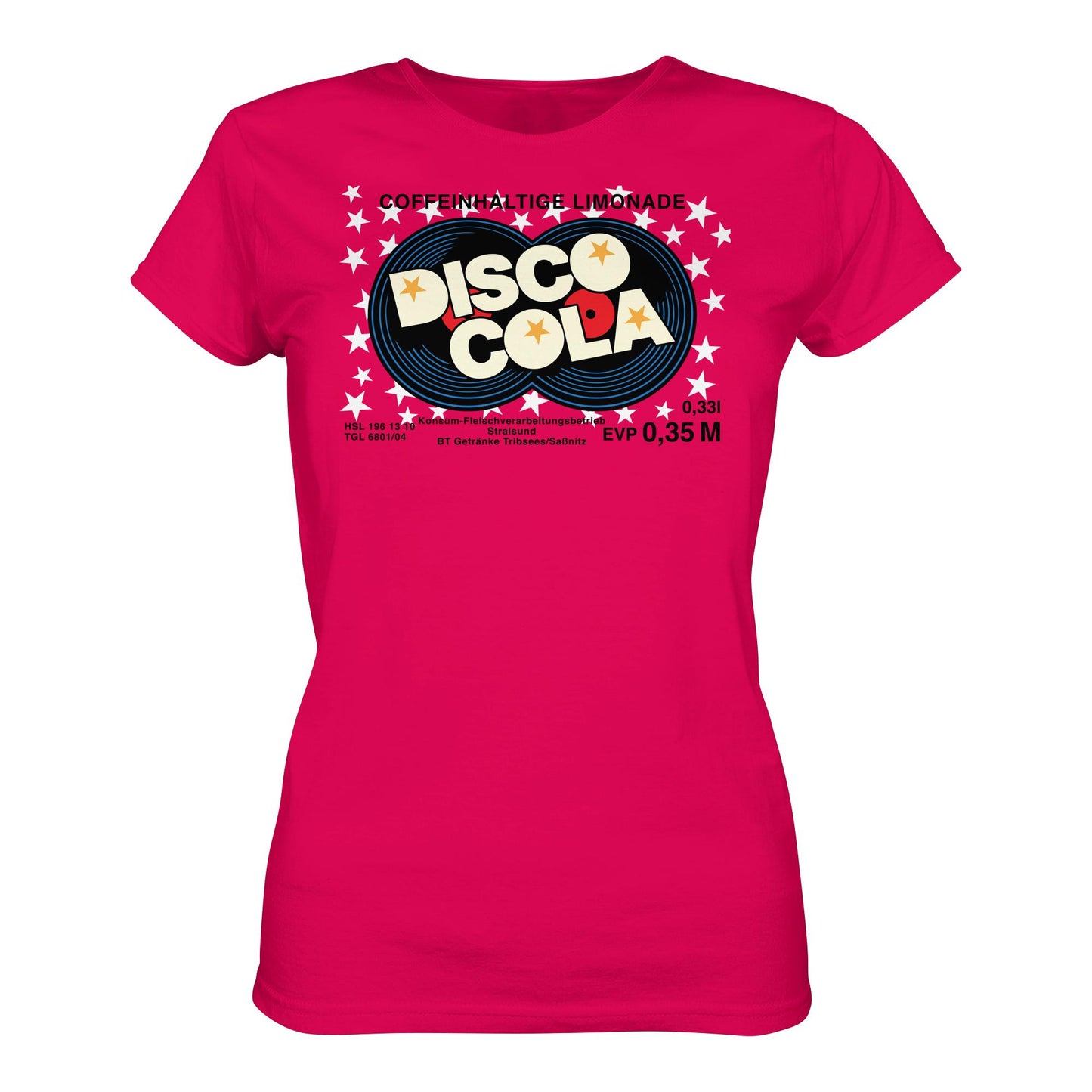 DDR Ostalgie Shirt Mädels • DISCO COLA - ORIGINAL ETIKETT