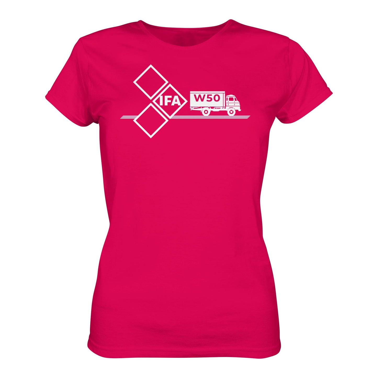 DDR Ostalgie Shirt Mädels • IFA W50 (ORIGINAL SCHILD)