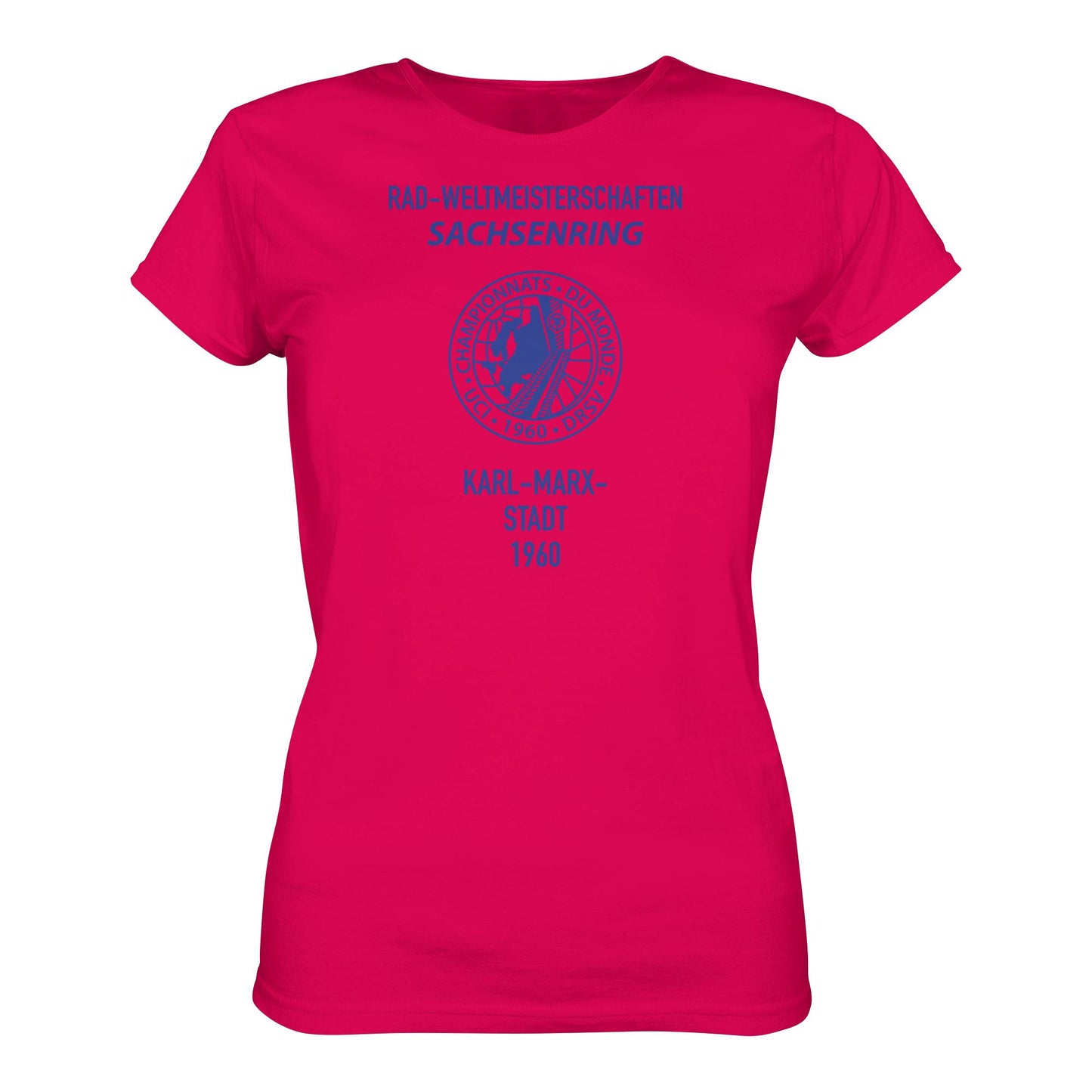 DDR Ostalgie Shirt Mädels • RADWELTMEISTERSCHAFTEN SACHSENRING, KARL-MARX-STADT 1960