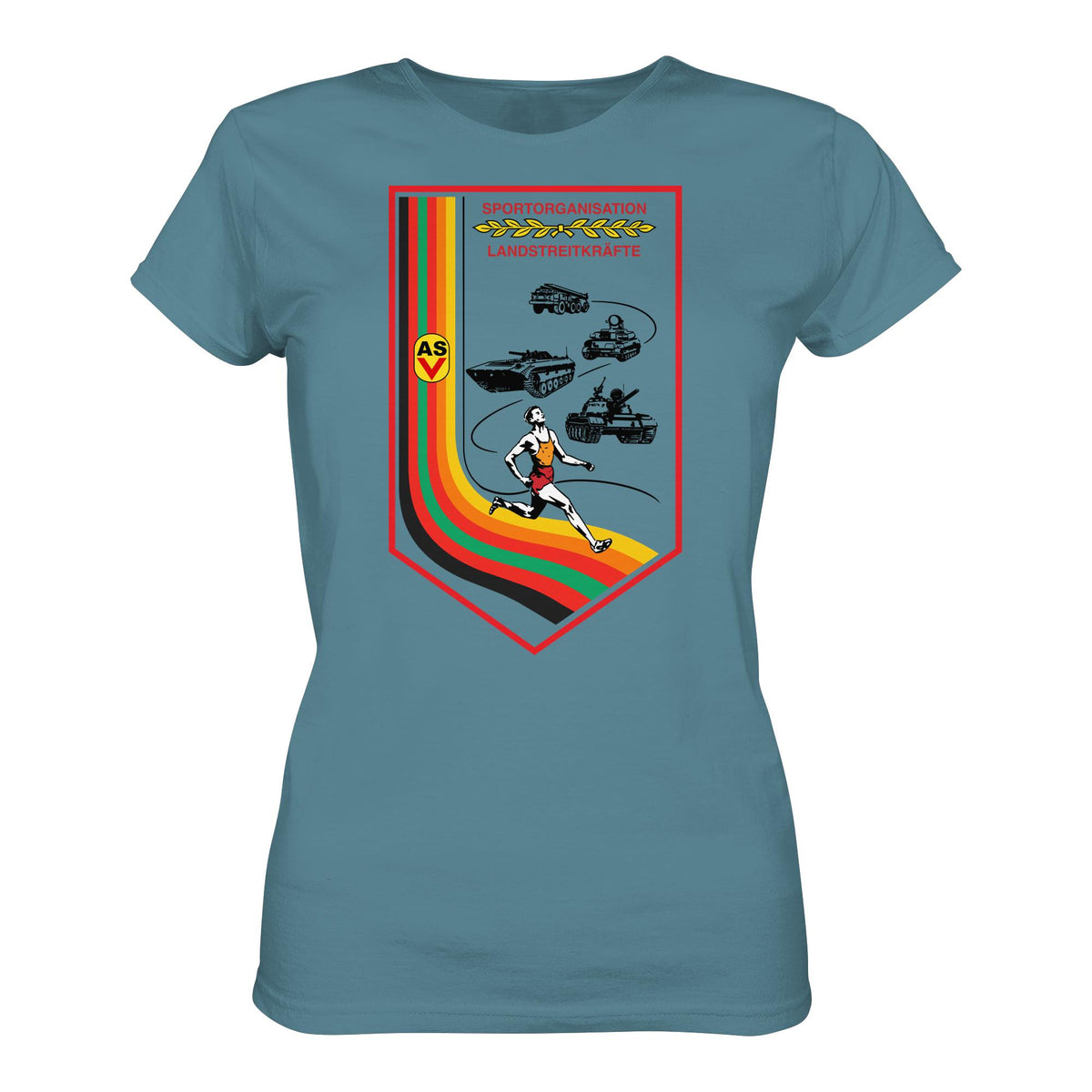 NVA ASV - SPORTORGANISATION LANDSTREITKRÄFTE | DDR Ostalgie Shirt Mädels