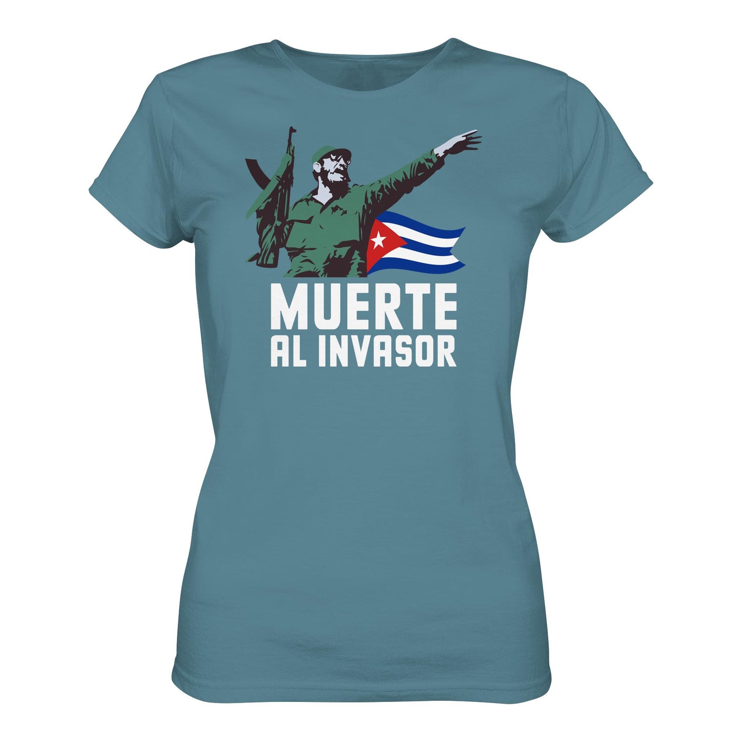 DDR Ostalgie Shirt Mädels • KUBA - MUERTE AL INVASOR