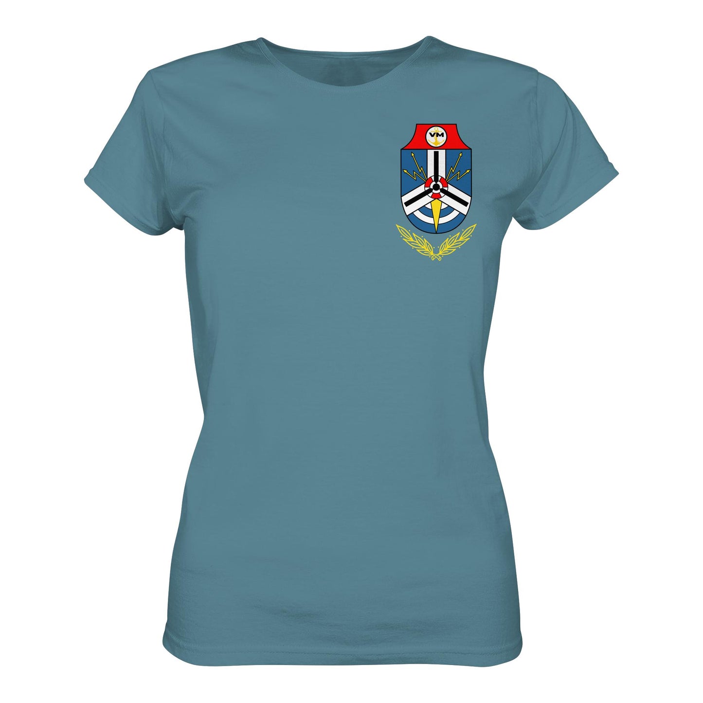 DDR Ostalgie Shirt Mädels • NVA EMBLEM - MARINEGESCHWADER 18 - KURT BARTHEL
