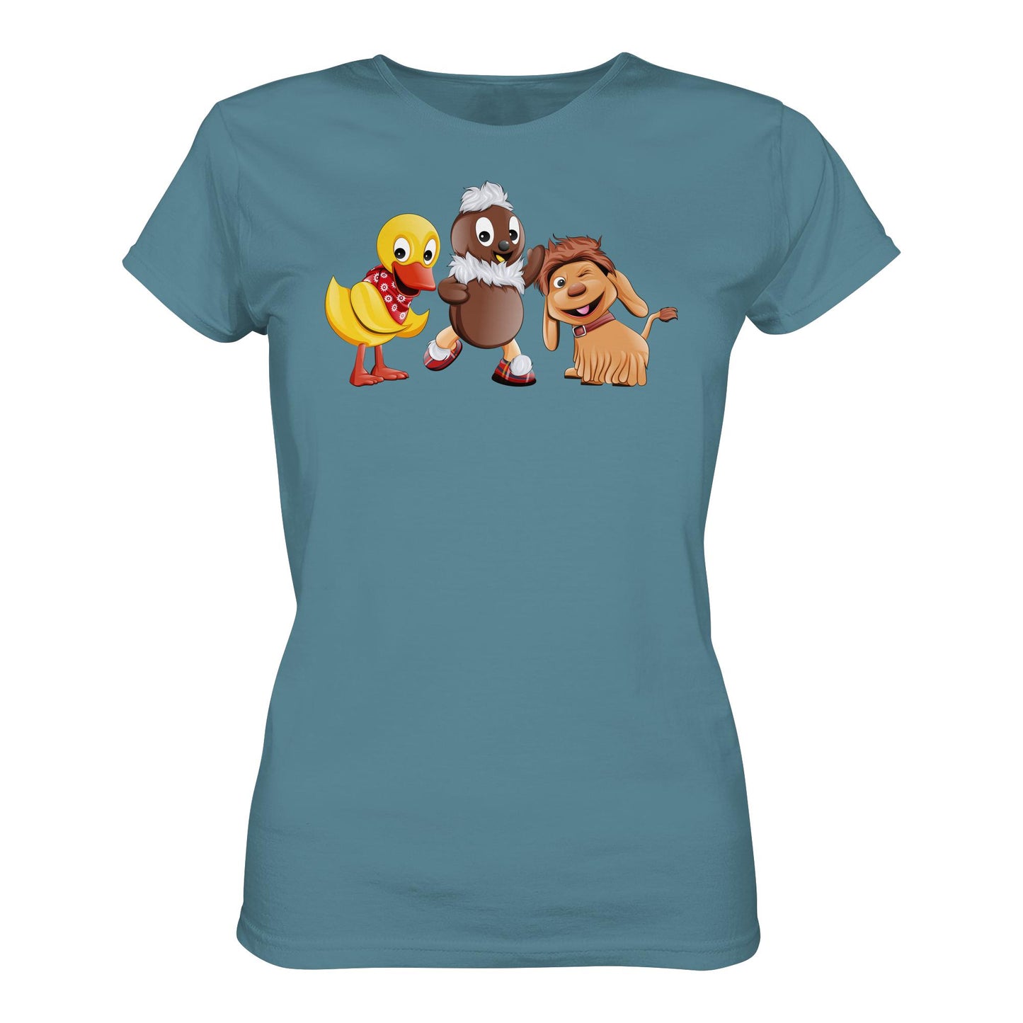 DDR Ostalgie Shirt Mädels • UNSER SANDMÄNNCHEN - PITTI, MOPPI & SCHNATTERINCHEN