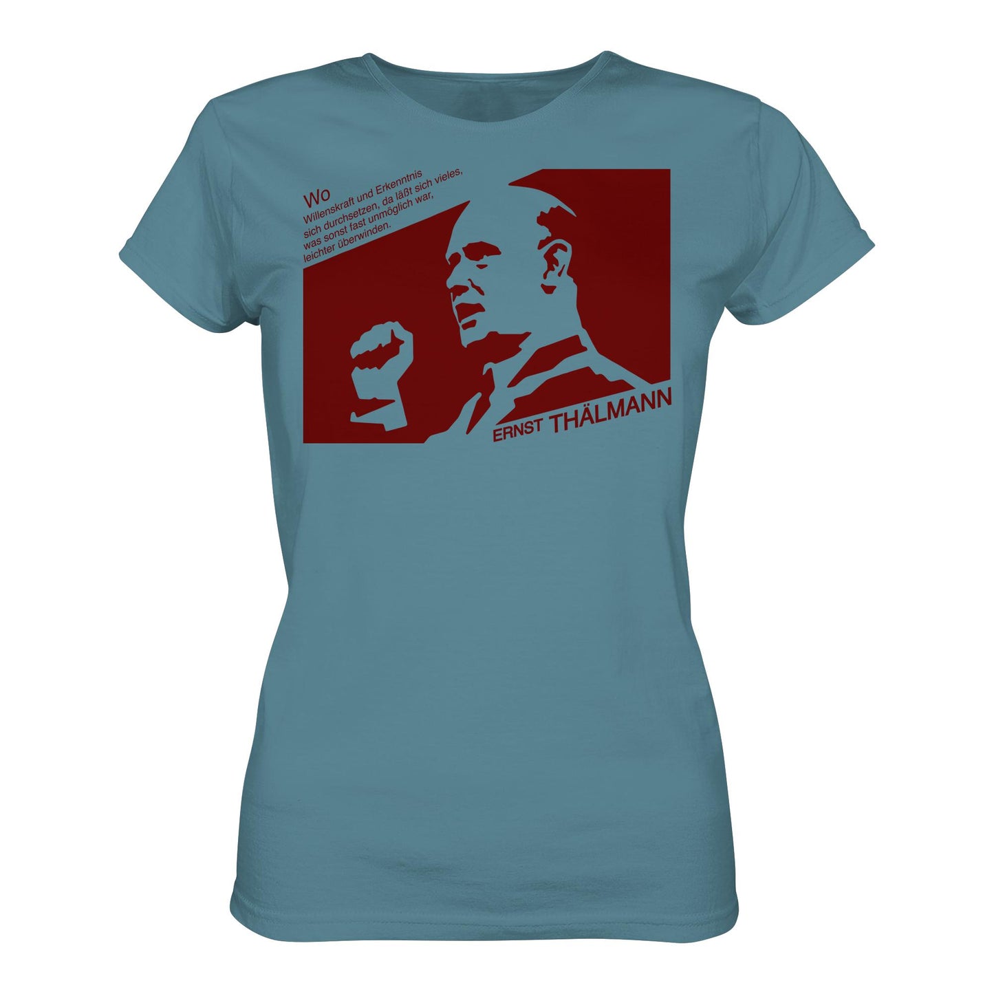 DDR Ostalgie Shirt Mädels • ERNST THÄLMANN - ORIGINAL DDR-PLAKAT