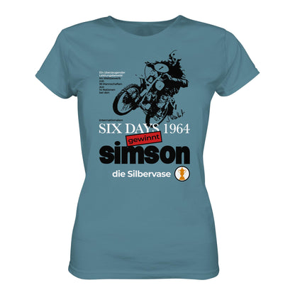 DDR Ostalgie Shirt Mädels • SIMSON GEWINNT SILBERVASE - SIX DAYS 1964
