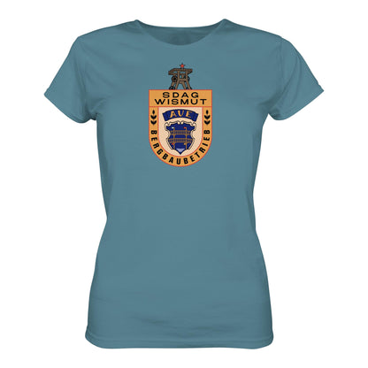 DDR Ostalgie Shirt Mädels • SDAG WISMUT AUE - ABZEICHEN