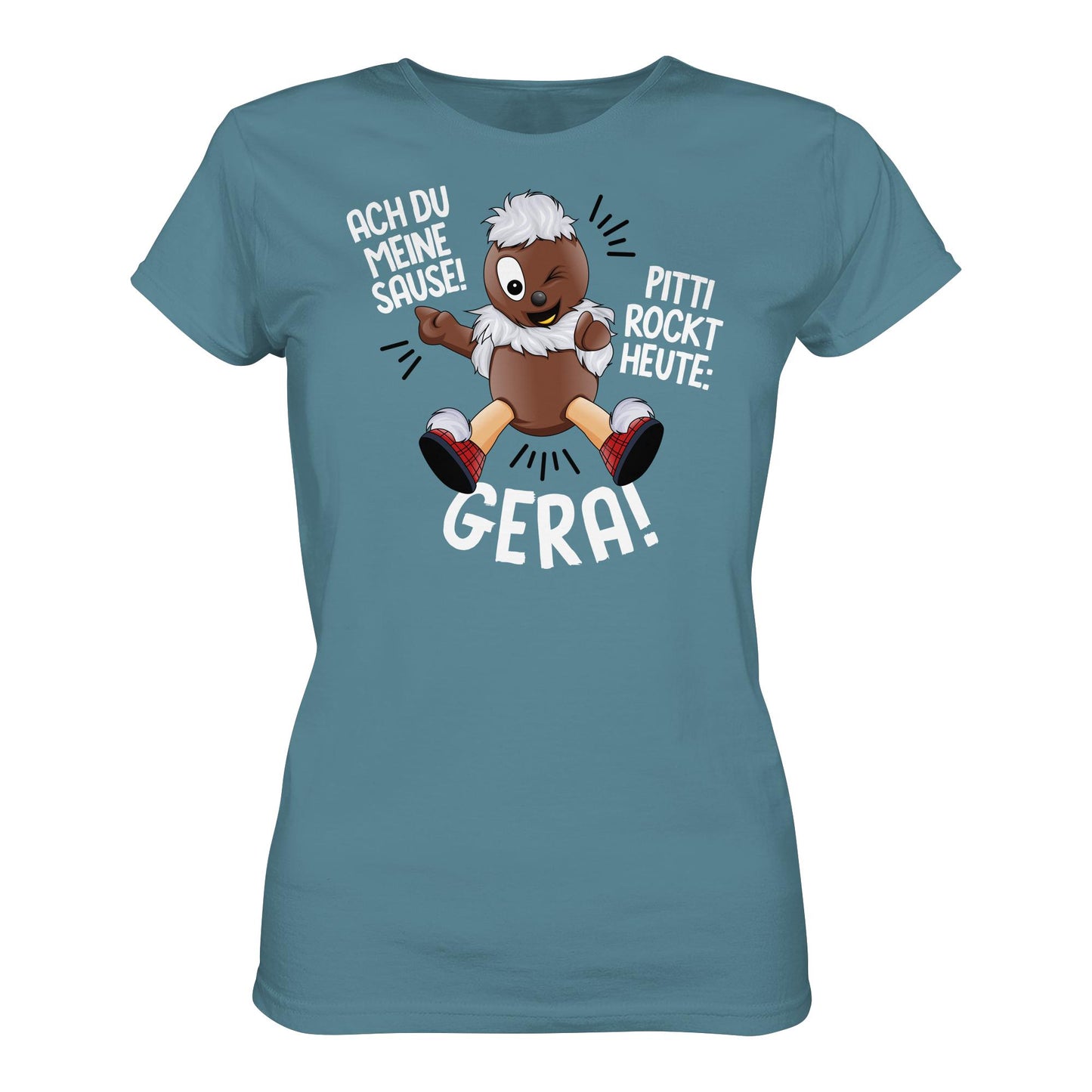 PITTI STADT-NICKI (SHIRT MÄDELS) • PITTI ROCKT HEUTE GERA!