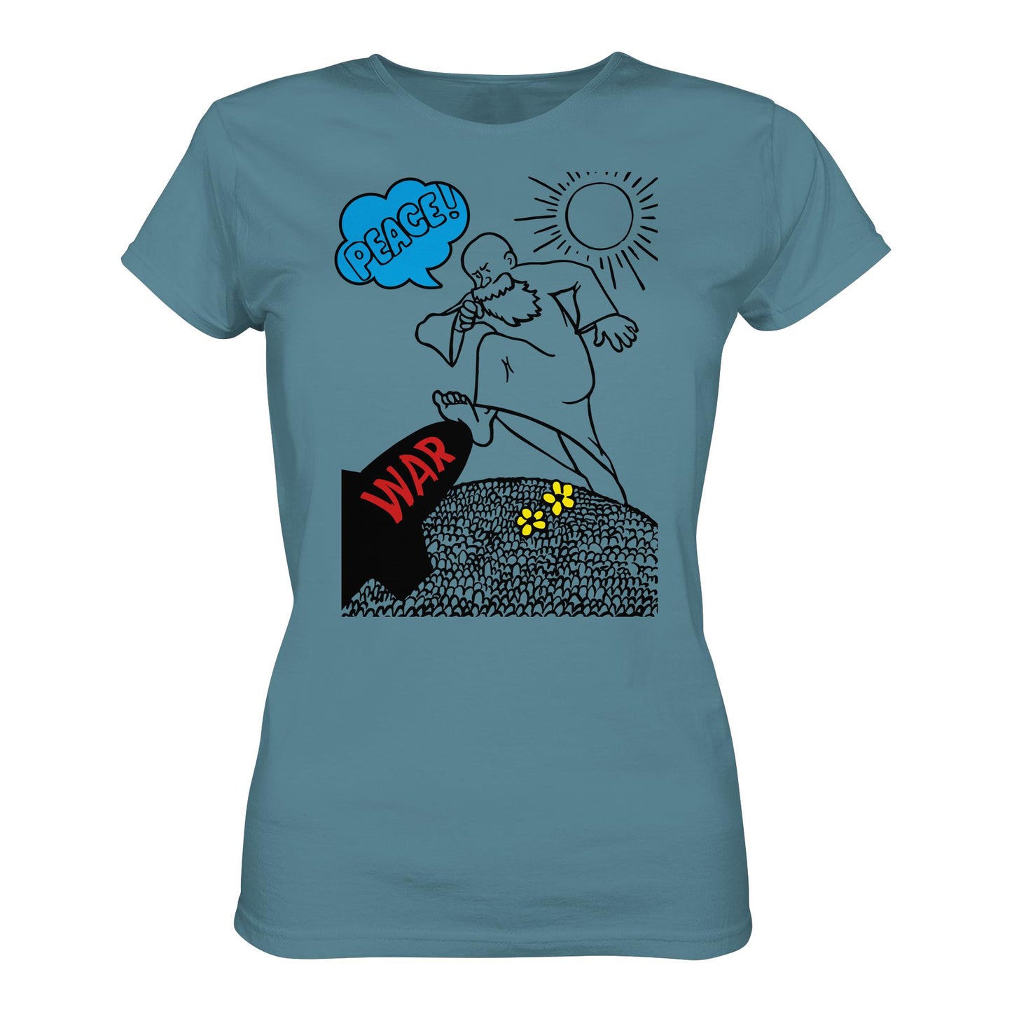 DDR Ostalgie Shirt Mädels • PEACE & WAR (ORIGINAL DDR-PLAKAT)