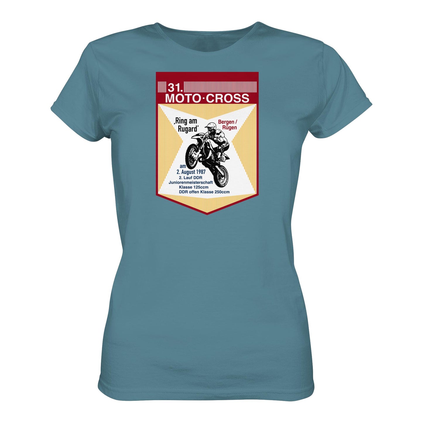 DDR Ostalgie Shirt Mädels • 31. MOTO-CROSS DDR-MEISTERSCHAFT - 1987 BERGEN RÜGEN