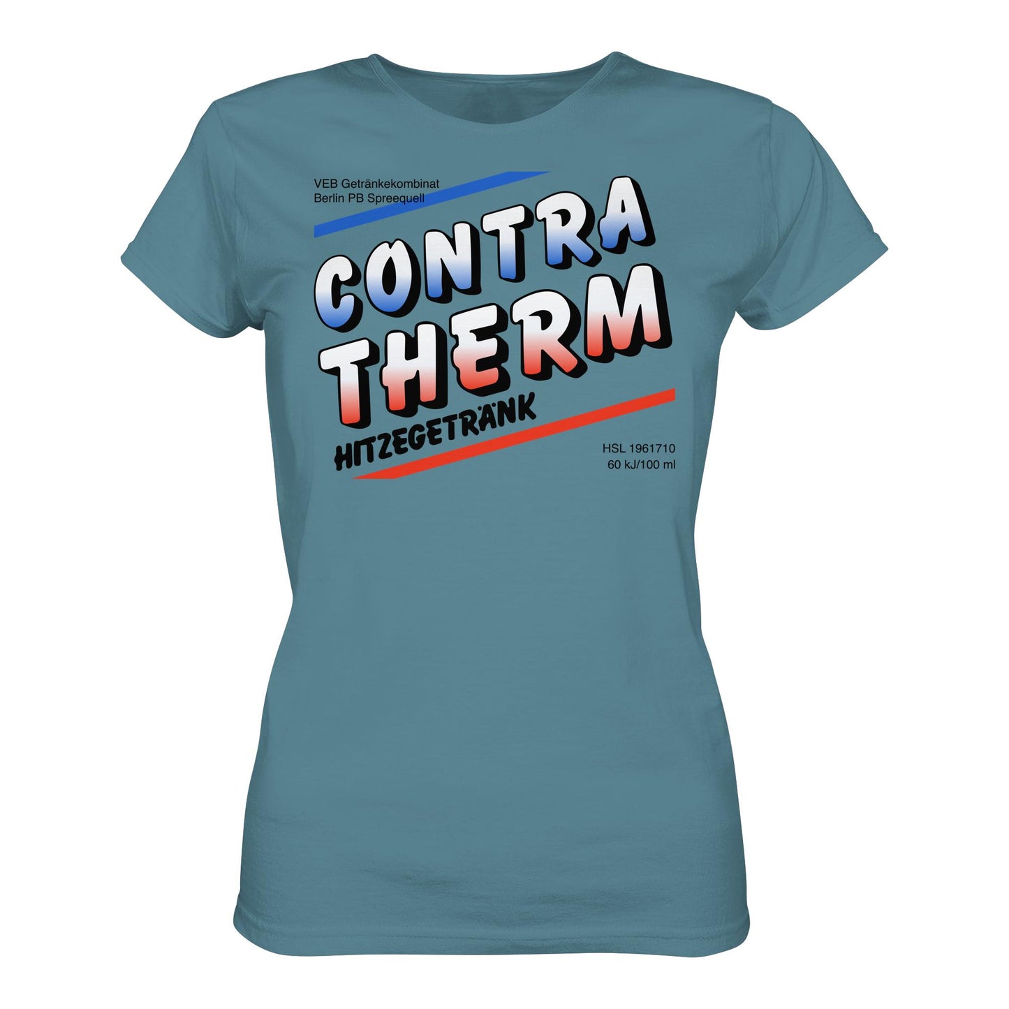 DDR Ostalgie Shirt Mädels • CONTRA THERM - VEB GETRÄNKEKOMBINAT BERLIN SPREEQUELL