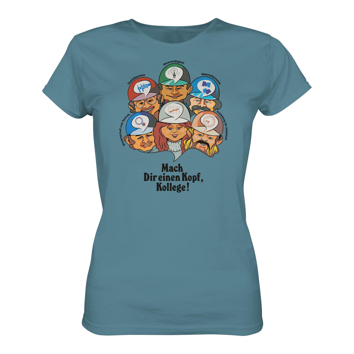 DDR Ostalgie Shirt Mädels • MACH DIR EINEN KOPF, KOLLEGE
