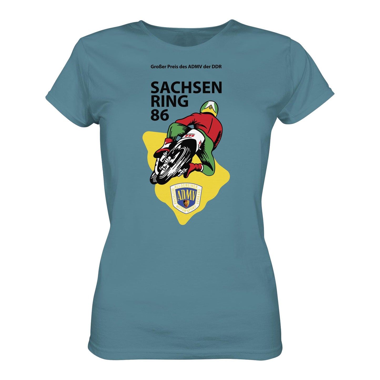 DDR Ostalgie Shirt Mädels • GROSSER PREIS DER DDR - SACHSENRING 1986