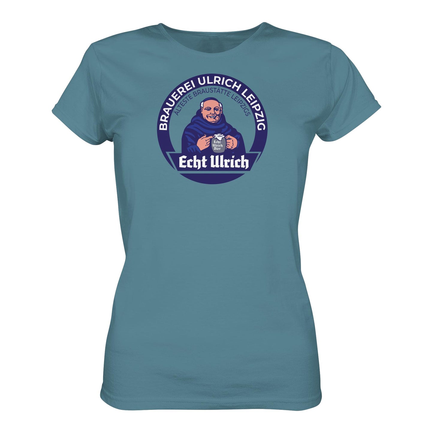 DDR Ostalgie Shirt Mädels • ECHT ULRICH BIER LEIPZIG (ORIGINAL BIERDECKEL)