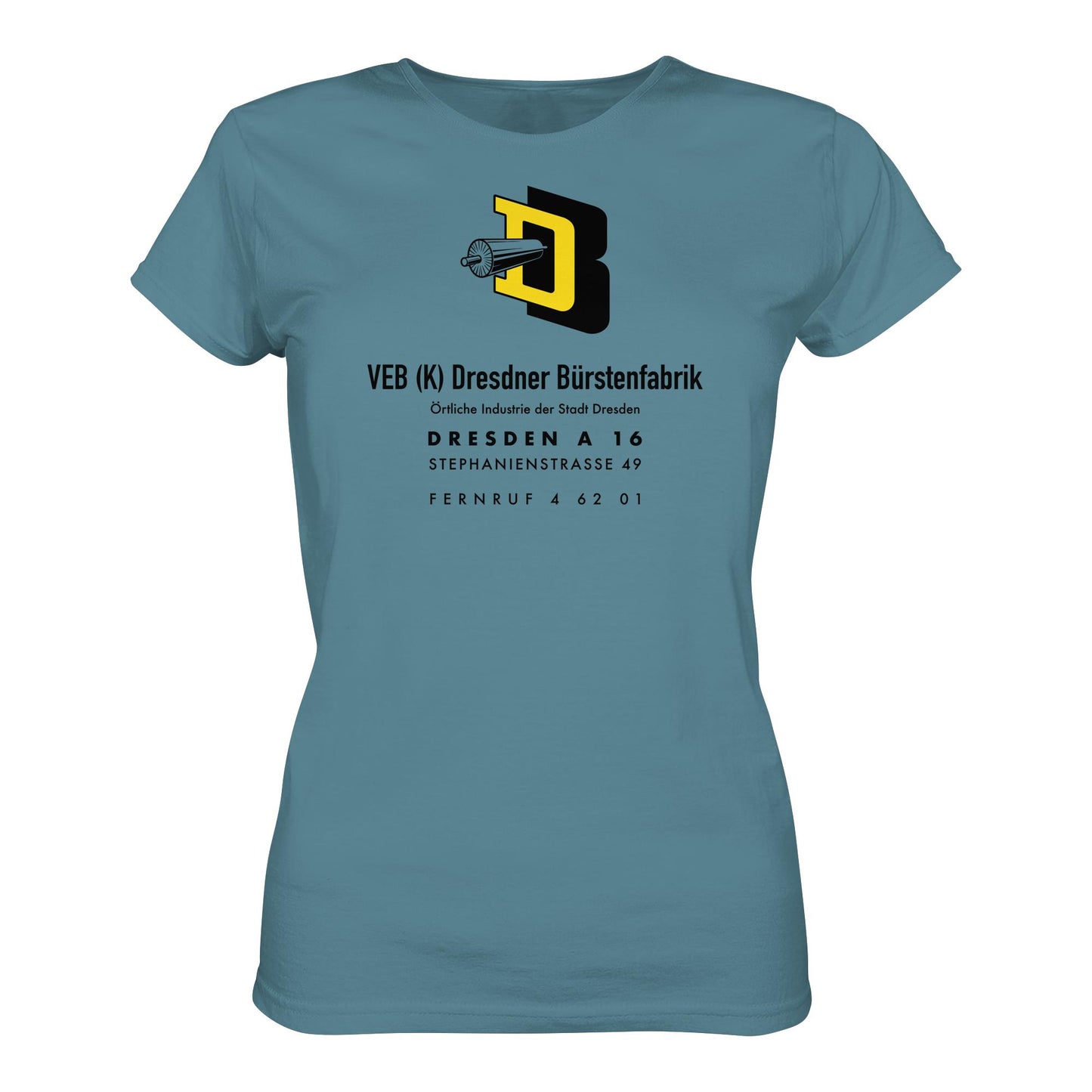 DDR Ostalgie Shirt Mädels • VEB DRESDNER BÜRSTENFABRIK