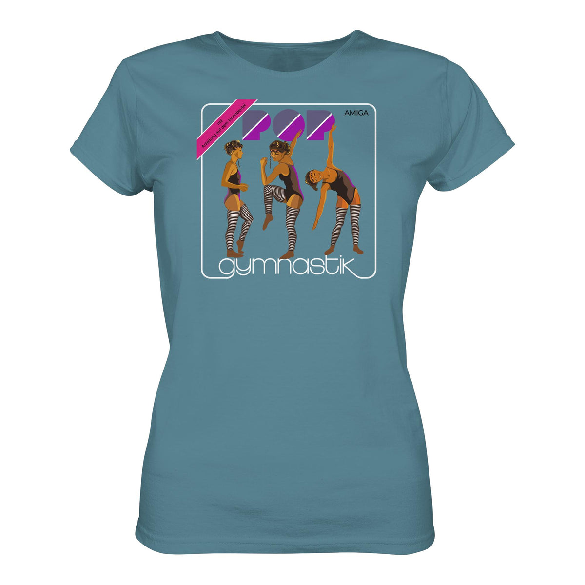 DDR Ostalgie Shirt Mädels • AMIGA POP-GYMNASTIK (ORIGINAL PLATTENCOVER)