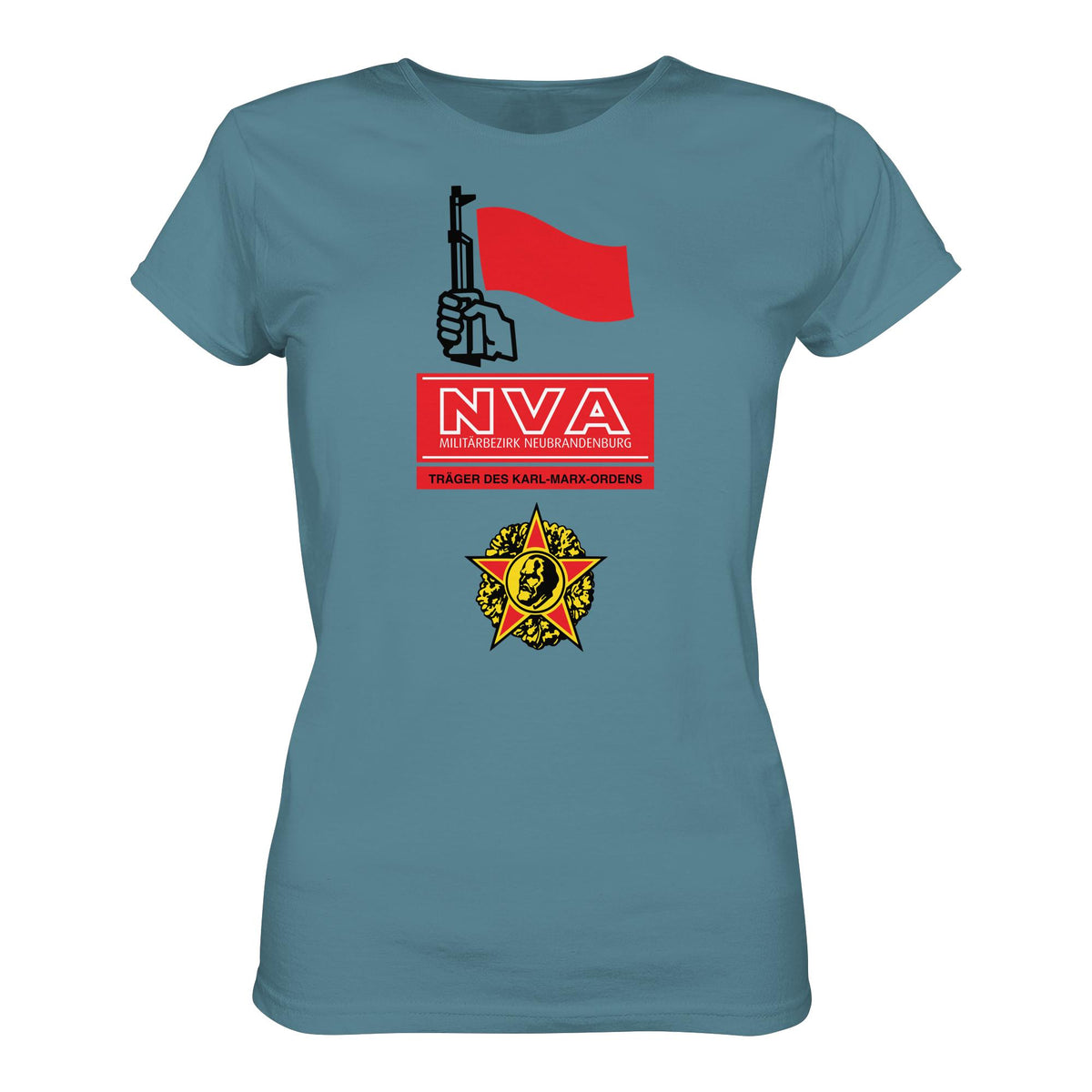 DDR Ostalgie Shirt Mädels • NVA - MILITÄRBEZIRK NEUBRANDENBURG