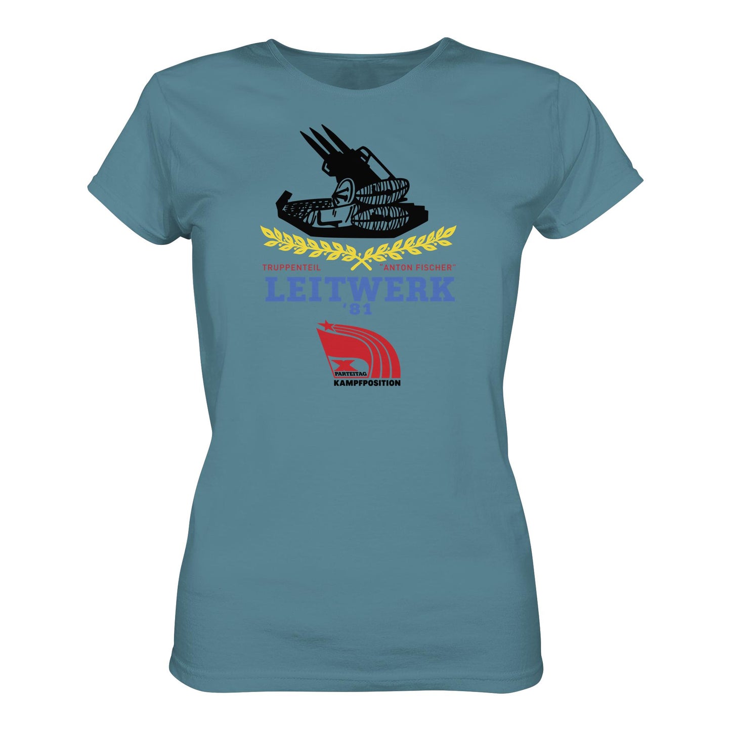 DDR Ostalgie Shirt Mädels • LEITWERK 81, TRUPPENTEIL ANTON FISCHER
