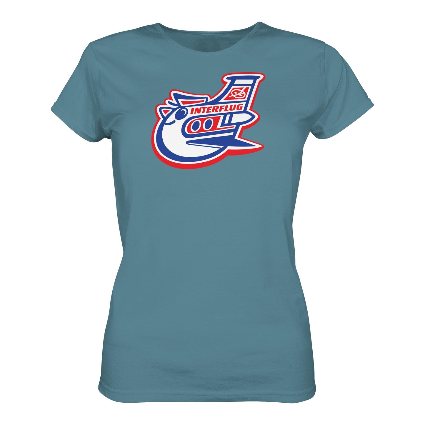 DDR Ostalgie Shirt Mädels • INTERFLUG (ORIGINAL PIN)
