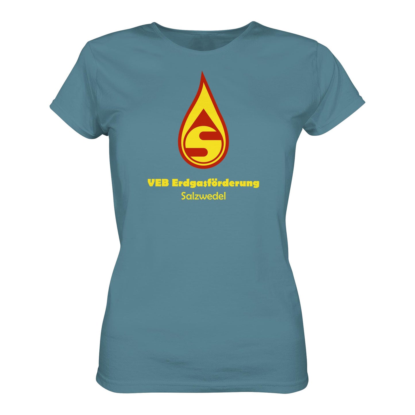 DDR Ostalgie Shirt Mädels • VEB ERDGASFÖRDERUNG SALZWEDEL