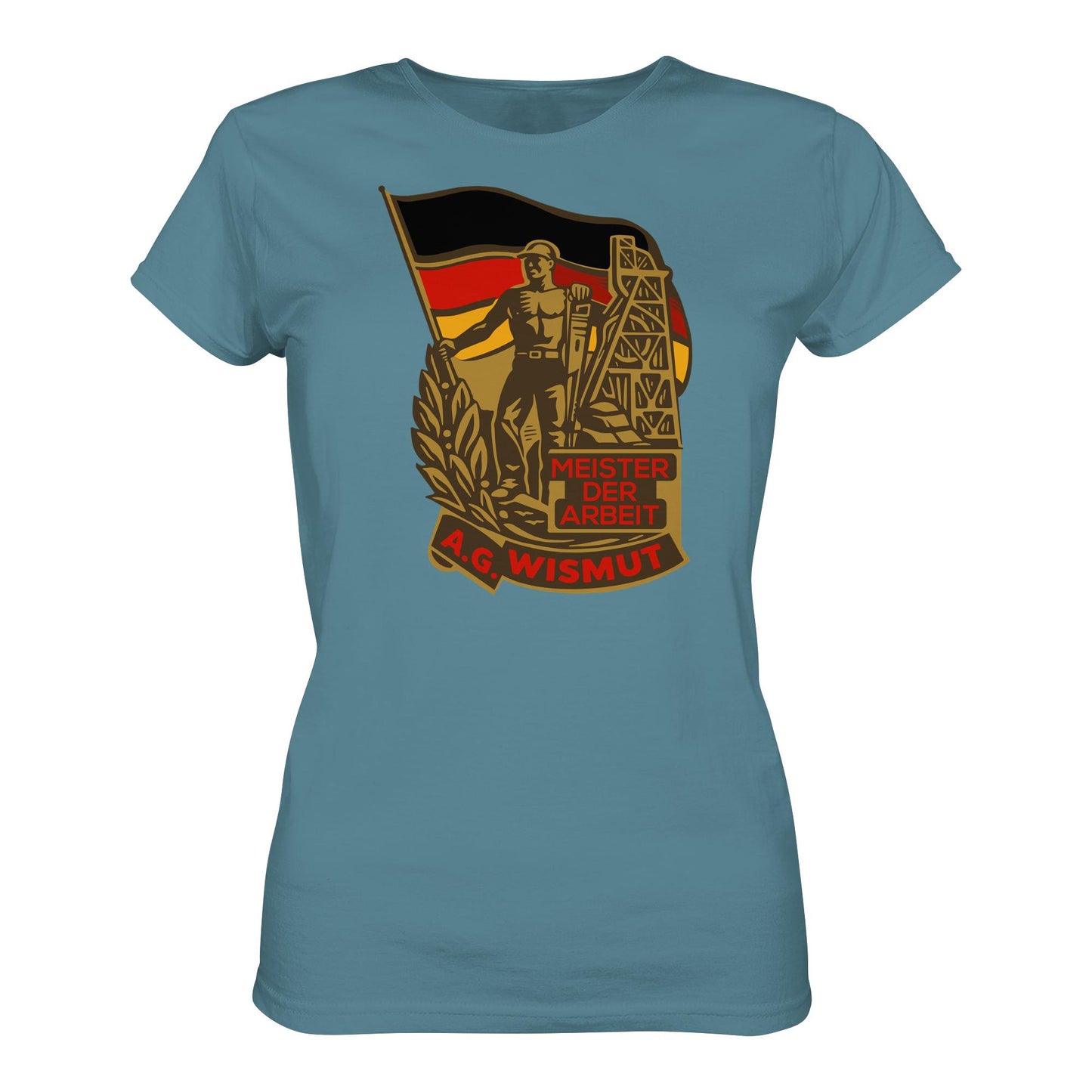 DDR Ostalgie Shirt Mädels • WISMUT - MEISTER DER ARBEIT