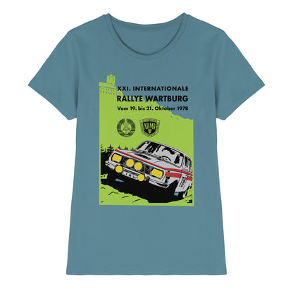 DDR Ostalgie Shirt Mädels • INTERNATIONALE RALLYE WARTBURG - 1978