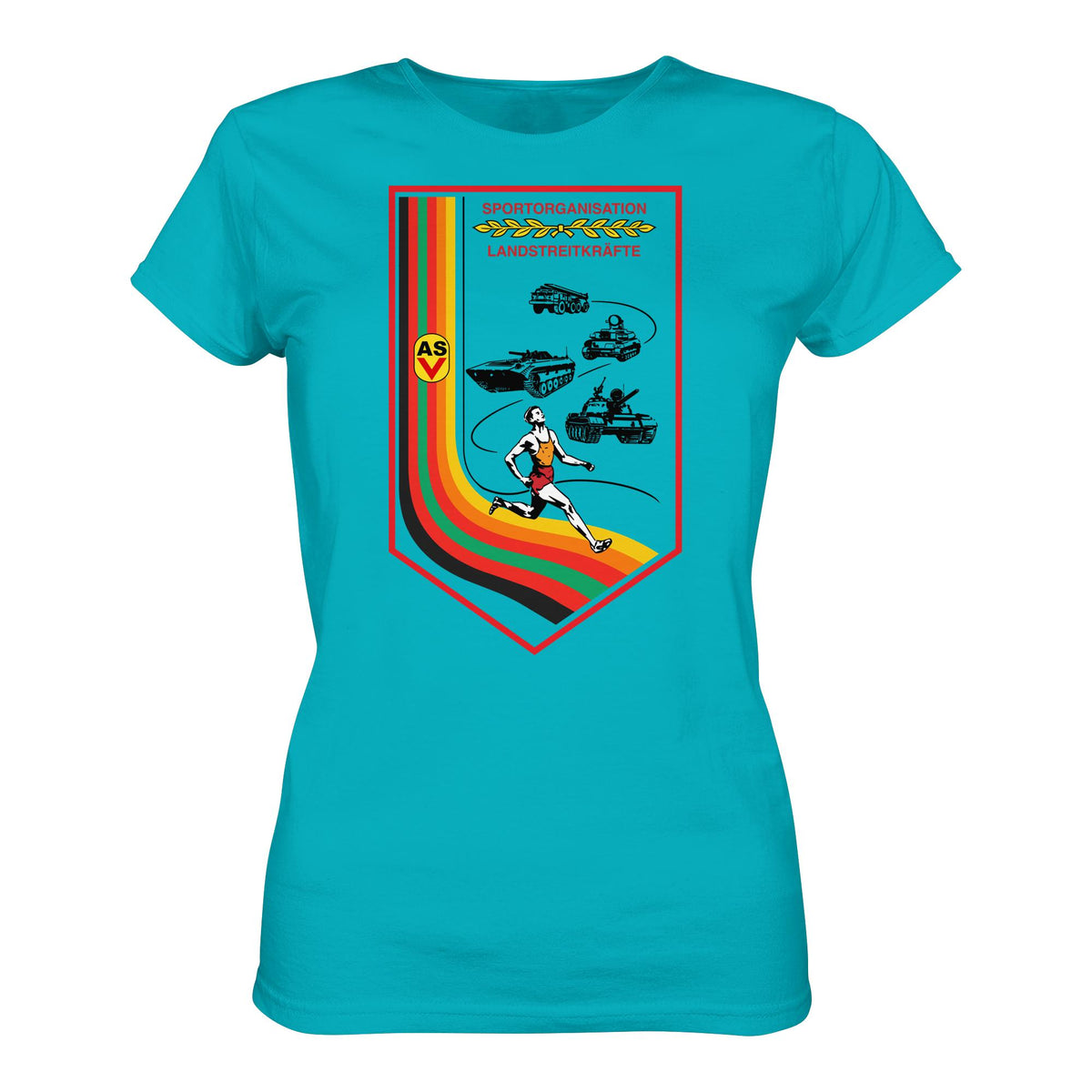NVA ASV - SPORTORGANISATION LANDSTREITKRÄFTE | DDR Ostalgie Shirt Mädels