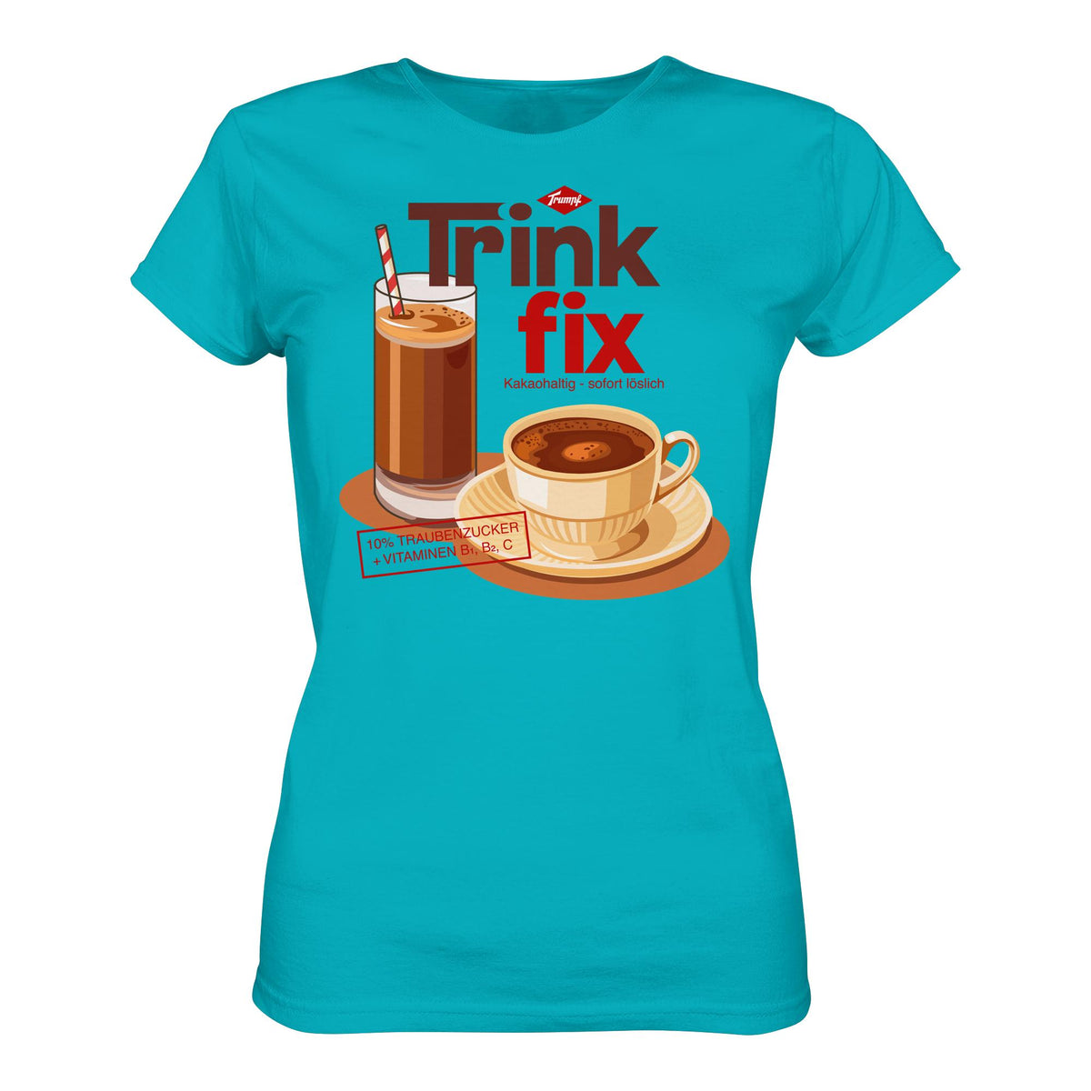 DDR Ostalgie Shirt Mädels • TRINK FIX - DOSEN-DESIGN