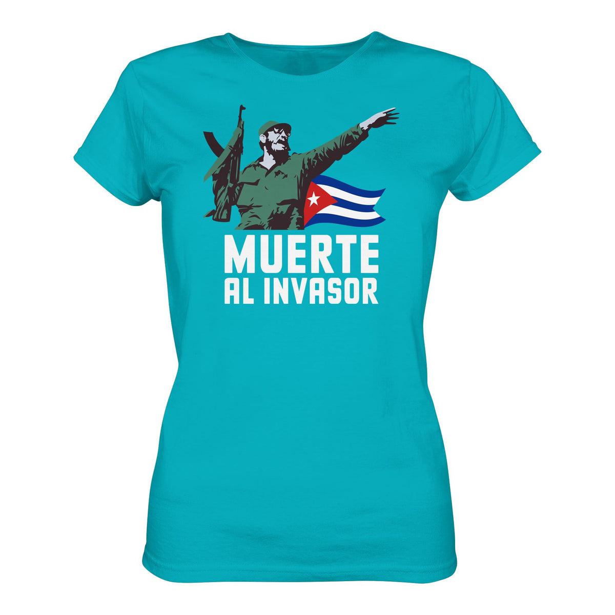 DDR Ostalgie Shirt Mädels • KUBA - MUERTE AL INVASOR