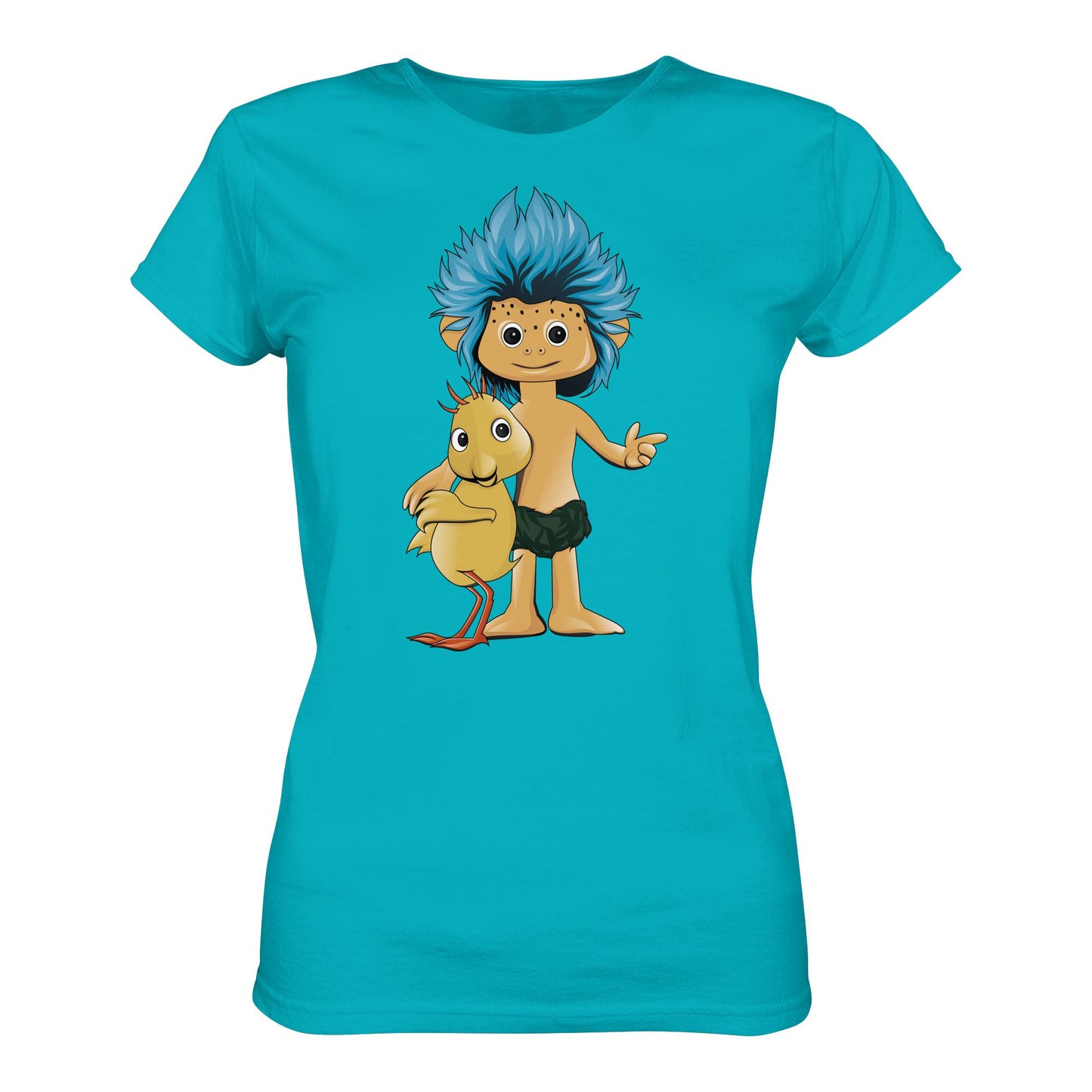 DDR Ostalgie Shirt Mädels • UNSER SANDMÄNNCHEN - PLUMPS & KÜKEN