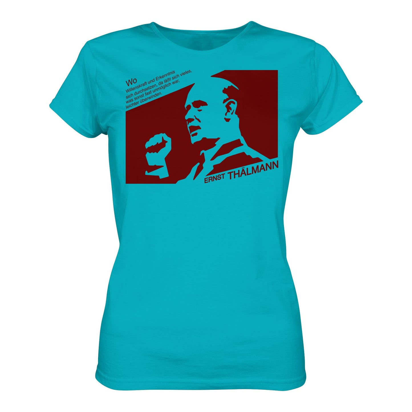 DDR Ostalgie Shirt Mädels • ERNST THÄLMANN - ORIGINAL DDR-PLAKAT