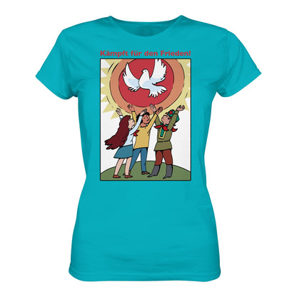 DDR Ostalgie Shirt Mädels • KÄMPFT FÜR DEN FRIEDEN! (DDR-ORIGINAL-PLAKAT)
