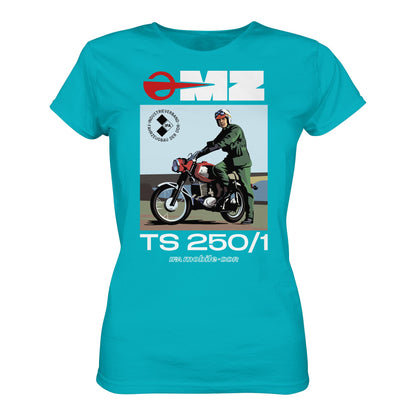 DDR Ostalgie Shirt Mädels • MZ TS 250 (ORIGINAL DDR-PLAKAT)