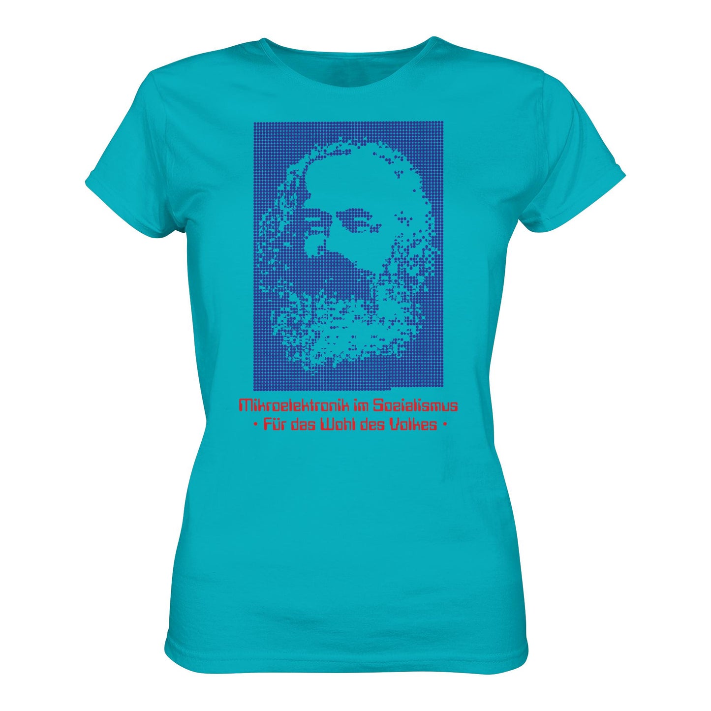 DDR Ostalgie Shirt Mädels • DDR MIKROELEKTRONIK FÜR DAS WOHL DES VOLKES (ORIGINAL POSTER)