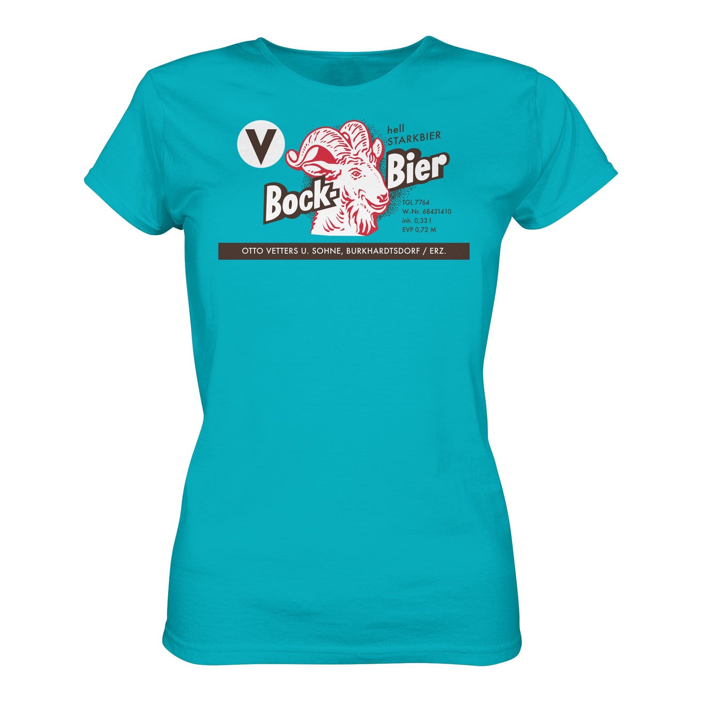 DDR Ostalgie Shirt Mädels • BOCKBIER - OTTO VETTERS ERZGEBIRGE