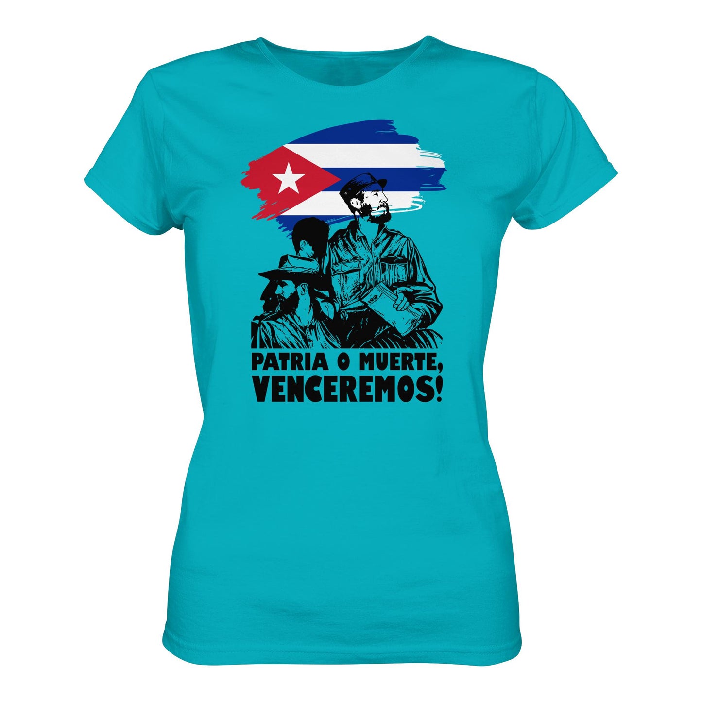 DDR Ostalgie Shirt Mädels • KUBA - PATRIA O MUERTE, VENCEREMOS! (ORIGINAL PLAKAT)