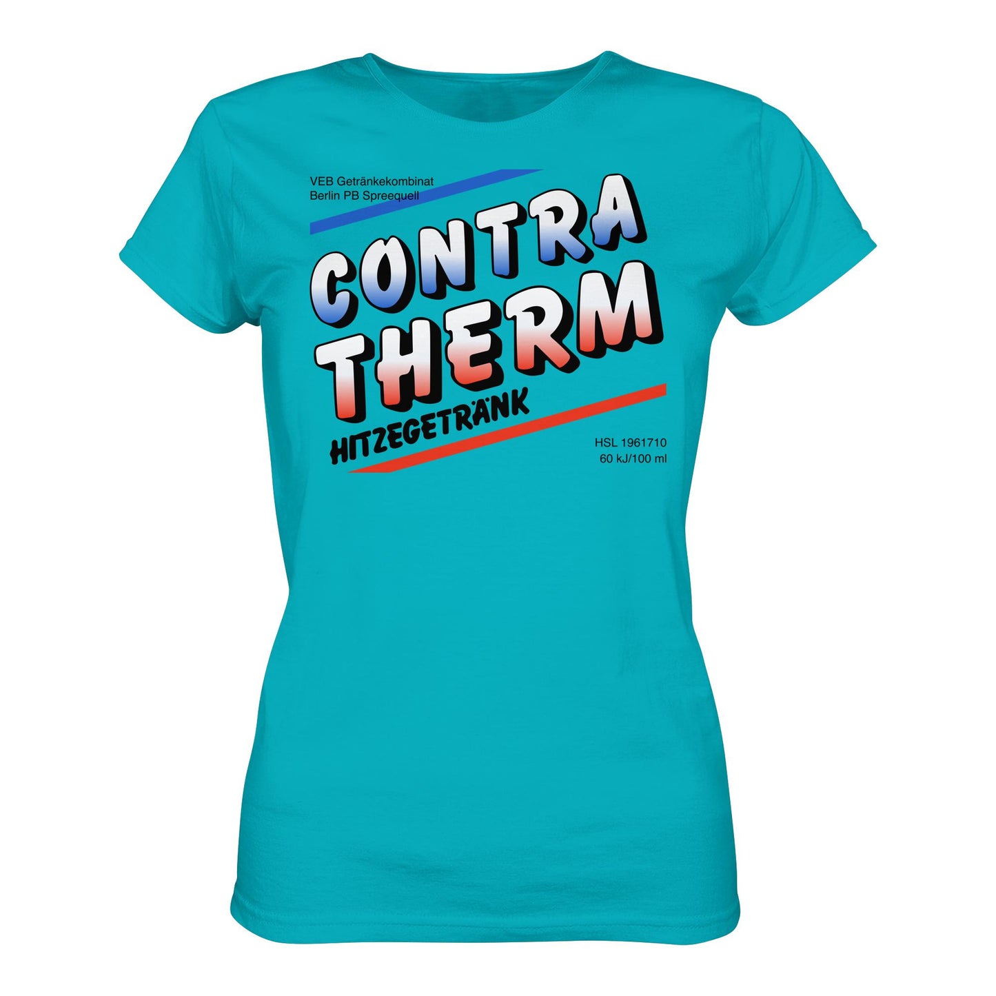 DDR Ostalgie Shirt Mädels • CONTRA THERM - VEB GETRÄNKEKOMBINAT BERLIN SPREEQUELL