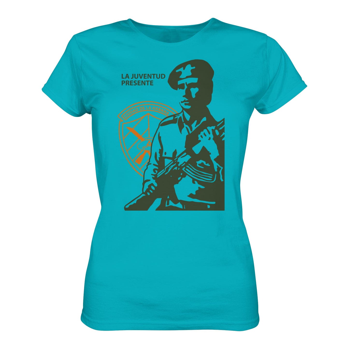DDR Ostalgie Shirt Mädels • LA JUVENTUD PRESENTE CIUDAD DE LA HABANA (DIE JUGEND HAVANNAS IST AKTIV)